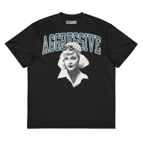 Aggressive X SNDYCLB - Oversized Tee