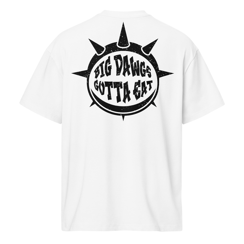 Crunch (White) - Oversized Tee